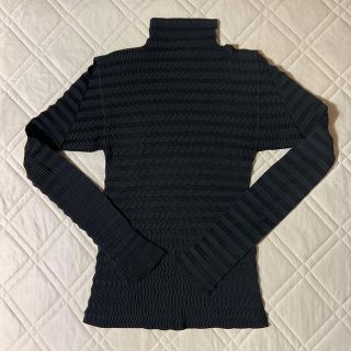 イッセイミヤケ(ISSEY MIYAKE)のイッセイミヤケ　ハイネックトップス(カットソー(長袖/七分))