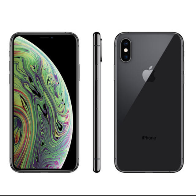 iPhone xs 64GB スペースグレイ simフリー 100％安い