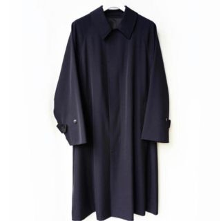 コモリ(COMOLI)のCOMOLI コモリウールギャバジン バルカラー コート サイズ3 NAVY(ステンカラーコート)