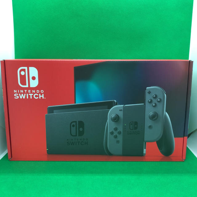 新型Nintendo Switch グレー　強化版　新品