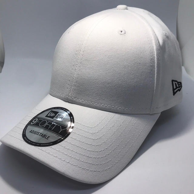 NEW ERA(ニューエラー)のニューエラ キャップ ベーシック ホワイト 白 アジャスタブル メンズの帽子(キャップ)の商品写真