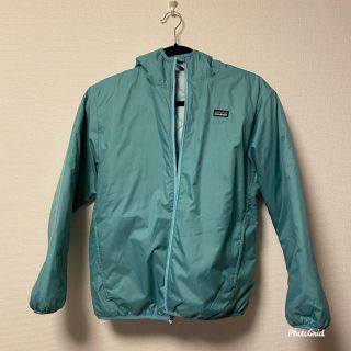 パタゴニア(patagonia)のpatagonia パタゴニア リバーシブル ジャケット グリーン レディースＬ(ブルゾン)