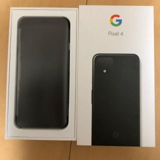 ソフトバンク(Softbank)の【新品】pixel4 64GB  simフリー　just Black(スマートフォン本体)