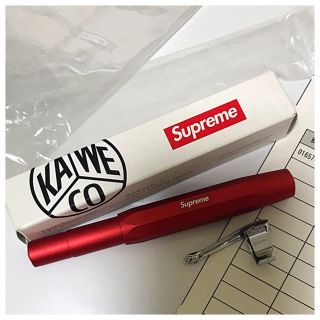 シュプリーム カヴェコ ボールペン supreme kaweco red レッド