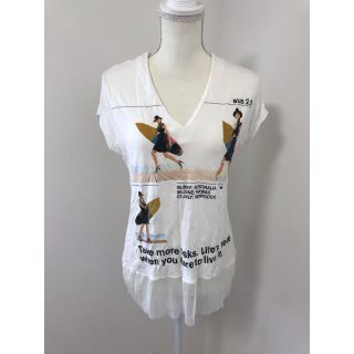 ザラ(ZARA)のZARAザラTシャツM(Tシャツ(半袖/袖なし))