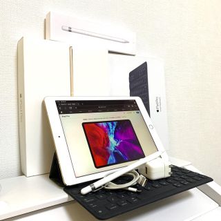 アイパッド(iPad)の【三点セット+おまけ】iPad Pro 9.7インチ 128GB SIMフリー(タブレット)