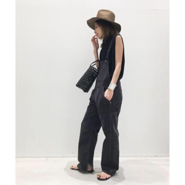 L'Appartement DEUXIEME CLASSE(アパルトモンドゥーズィエムクラス)の新品未使用　STAMMBAUM Corduroy Overall  グレー　36 レディースのパンツ(サロペット/オーバーオール)の商品写真