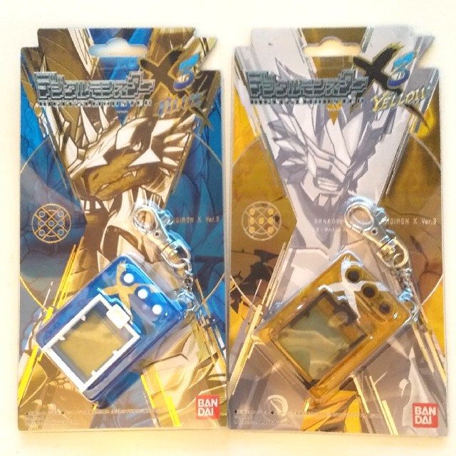 BANDAI(バンダイ)の【限定品】【新品】バンダイ デジタルモンスターX3 BLUE & YELLOW エンタメ/ホビーのゲームソフト/ゲーム機本体(携帯用ゲーム機本体)の商品写真