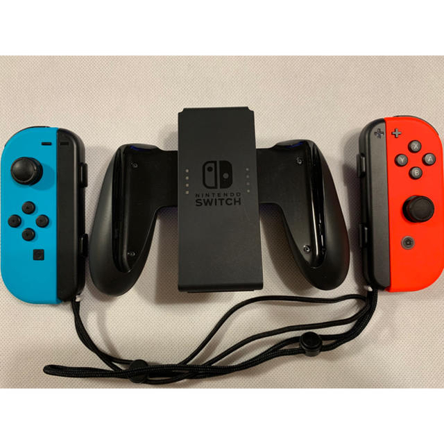 完動品【ニンテンドー スイッチ】Joy-Con&グリップ5セット