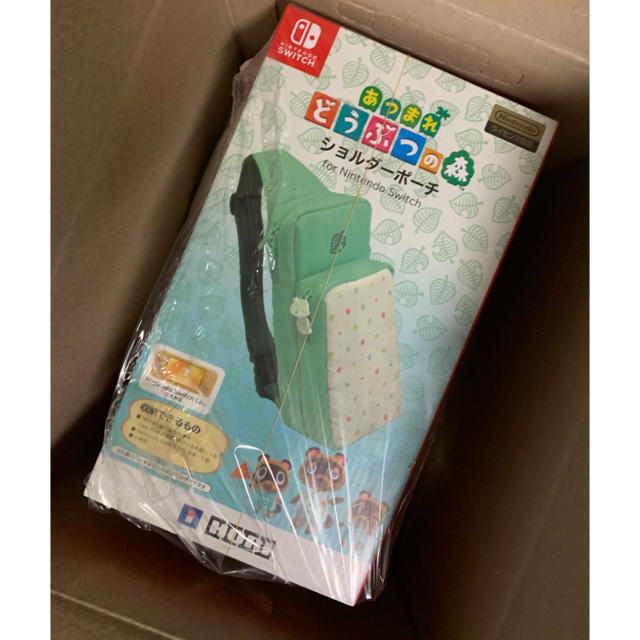 どうぶつの森　ショルダーバッグ　ポーチ　任天堂　hori switch