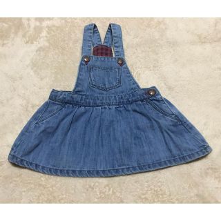 ザラキッズ(ZARA KIDS)のZARA baby girl 70 デニムスカート　ワンピース(ワンピース)