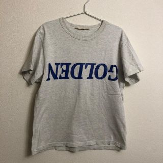 ゴールデングース(GOLDEN GOOSE)のゴールデングース ロゴT オートミール　Tシャツ　カットソー　golden(Tシャツ(半袖/袖なし))