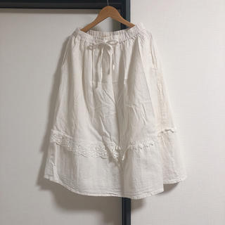 サマンサモスモス(SM2)のSM2 裾レーススカート(ひざ丈スカート)