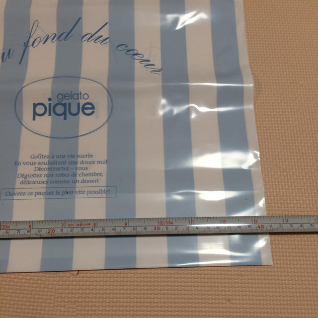 gelato pique(ジェラートピケ)の新品♡ジェラートピケ ビニール袋 レディースのバッグ(ショップ袋)の商品写真