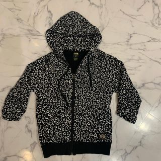 ステューシー(STUSSY)のフルジップパーカー　星柄　ステューシー(パーカー)