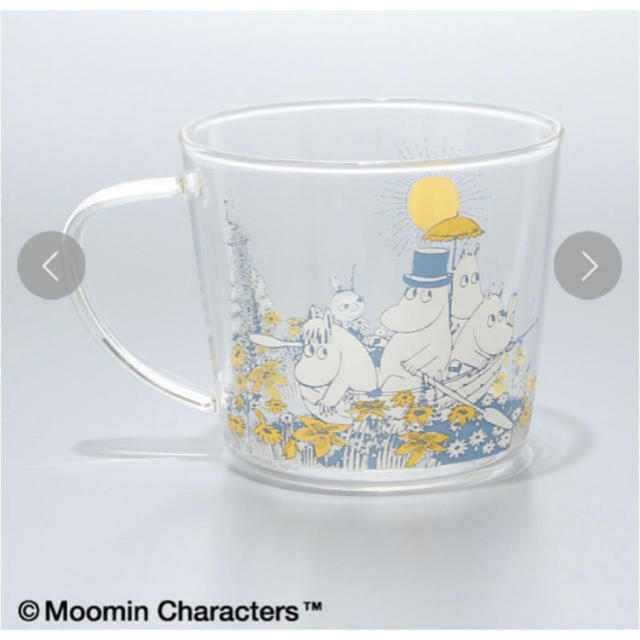 AfternoonTea(アフタヌーンティー)のMoomin×Afternoon Tea/耐熱マグカップ イエローブルー インテリア/住まい/日用品のキッチン/食器(グラス/カップ)の商品写真