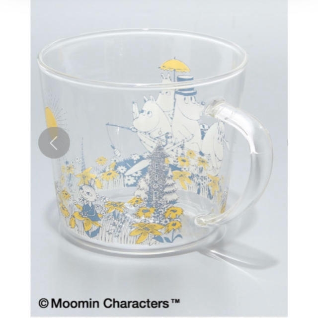 AfternoonTea(アフタヌーンティー)のMoomin×Afternoon Tea/耐熱マグカップ イエローブルー インテリア/住まい/日用品のキッチン/食器(グラス/カップ)の商品写真