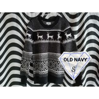 オールドネイビー(Old Navy)の◎ OLD NAVY 美品 ニット 黒 S(ニット/セーター)