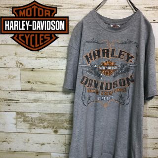 ハーレーダビッドソン(Harley Davidson)の【希少】ハーレーダビッドソン☆ビッグプリント Tシャツ(Tシャツ/カットソー(半袖/袖なし))