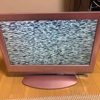 トウシバ(東芝)の東芝　REGZA 19A8000 2009年製　19インチ液晶　ピンク　不具合無(テレビ)