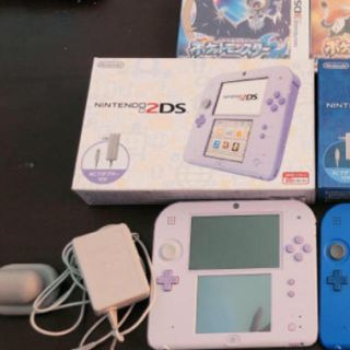 ニンテンドー2DS(ニンテンドー2DS)の2ds ラベンダー　(携帯用ゲーム機本体)