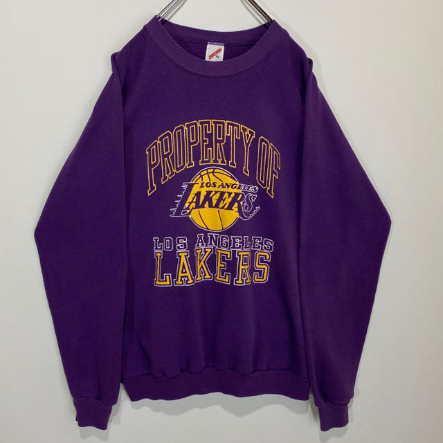 レイカーズ　NBA スウェット　LAKERS  90s Kobe ジャージーズ メンズのトップス(スウェット)の商品写真