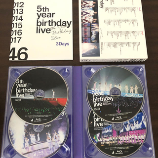 ノギザカフォーティーシックス(乃木坂46)の5th year birthday LIVE Blu-rayDVD 乃木坂46(アイドル)