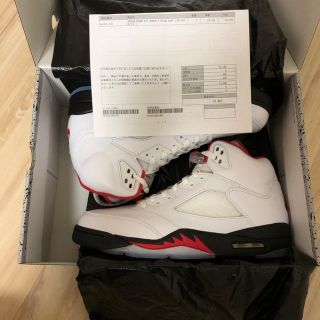 ナイキ(NIKE)のaj5 /airjordan5 /aj5 fire red(スニーカー)