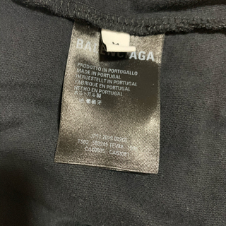 049 BALENCIAGA グリーンジャングル　薄手　半袖ブラウス　カットソー