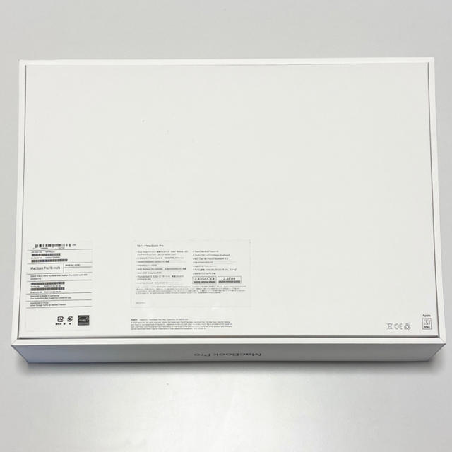 Mac (Apple)(マック)のMacBook Pro 16インチ 8コア 1TBスペースグレイ 2019 新品 スマホ/家電/カメラのPC/タブレット(ノートPC)の商品写真