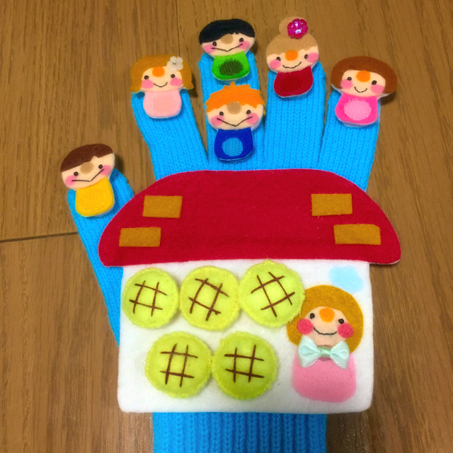 パン屋さん☆手袋シアター キッズ/ベビー/マタニティのおもちゃ(その他)の商品写真
