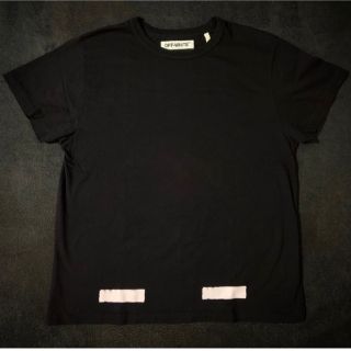 本物 M オフホワイト ロゴ Tシャツ OFF WHITE 3M