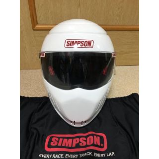 シンプソン(SIMPSON)の外観 美品 SIMPSON シンプソン rx10 ヘルメット(ヘルメット/シールド)