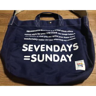 セブンデイズサンデイ(SEVENDAYS=SUNDAY)のアルムおんじさま専用SEVENDAYS Sunday 2wayキャンバス地バッグ(ショルダーバッグ)