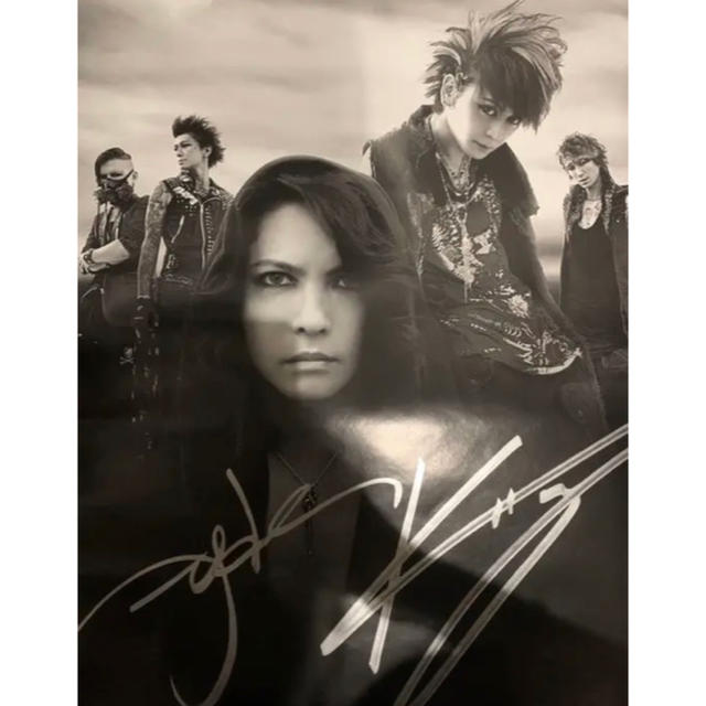 VAMPS hydeとKAZ 直筆サインポスター