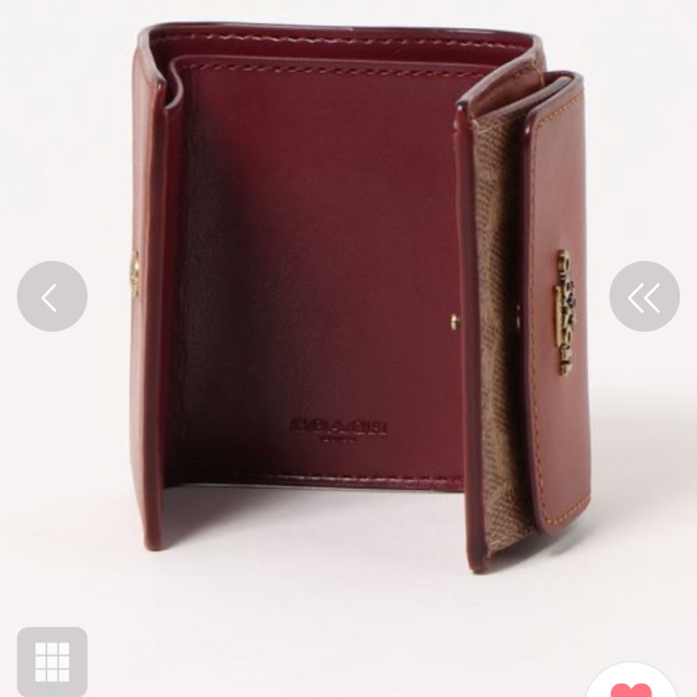 COACH(コーチ)のコーチ　三つ折り財布　新品　定価20800円 レディースのファッション小物(財布)の商品写真