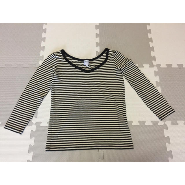 ARMANI COLLEZIONI(アルマーニ コレツィオーニ)のアルマーニ カットソー ボーダー Tシャツ ARMANI COLLEZIONI レディースのトップス(カットソー(長袖/七分))の商品写真