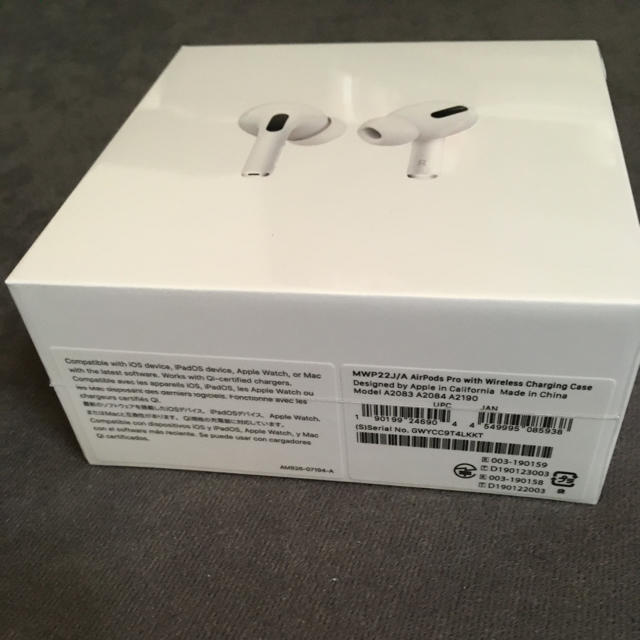 セール好評 Apple - AirPods Pro MWP22J/A 未開封新品の通販 by た's shop｜アップルならラクマ 人気特価