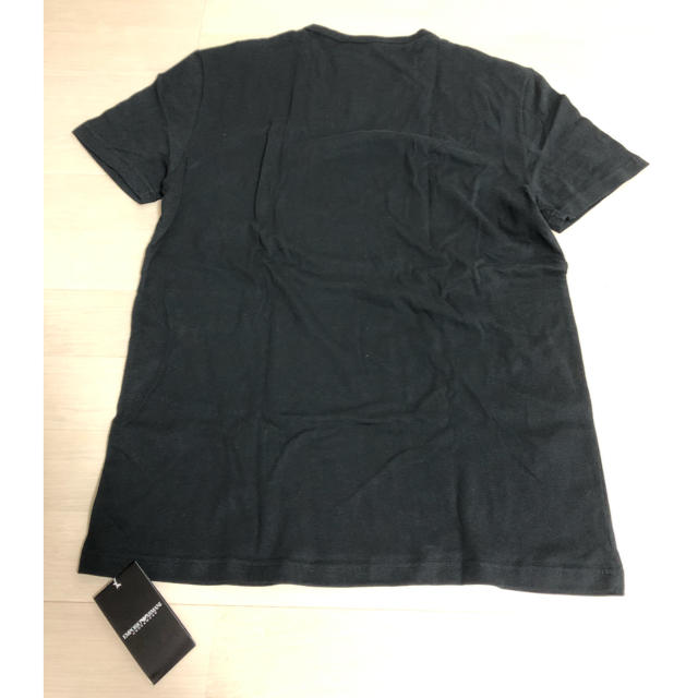 Emporio Armani(エンポリオアルマーニ)のEMPORIO ARMANI Vネック 半袖Tシャツ S 黒 メンズのトップス(Tシャツ/カットソー(半袖/袖なし))の商品写真