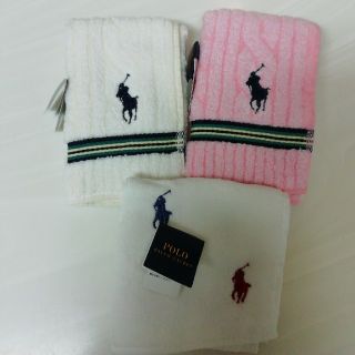 ポロラルフローレン(POLO RALPH LAUREN)の🉐ﾗﾙﾌ.ﾛｰﾚﾝ　タオルハンカチ(ハンカチ)