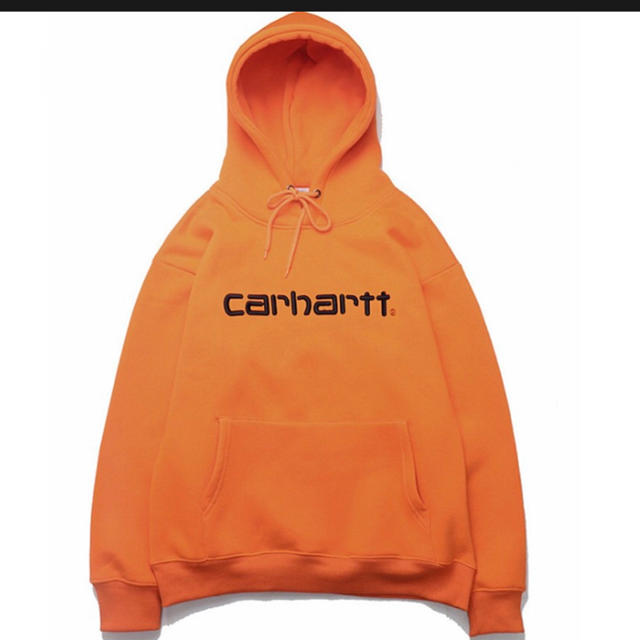 carhartt(カーハート)のカーハート　パーカー　オレンジ メンズのトップス(パーカー)の商品写真