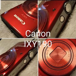 キヤノン(Canon)のhide様専用　キャノン Canon IXY 190 デジタルカメラ レッド (コンパクトデジタルカメラ)
