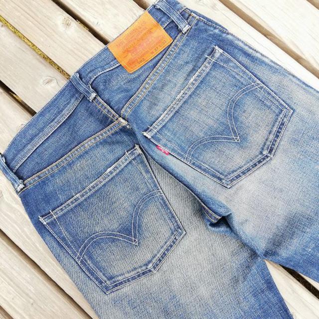 Levi's 502 テーパード ジーンズ ユーズド加工 リーバイス ｗ27