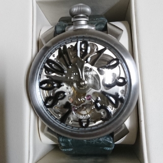 ガガミラノ(GaGa MILANO)のガガミラノ マヌアーレ 48mm スケルトン(腕時計(アナログ))