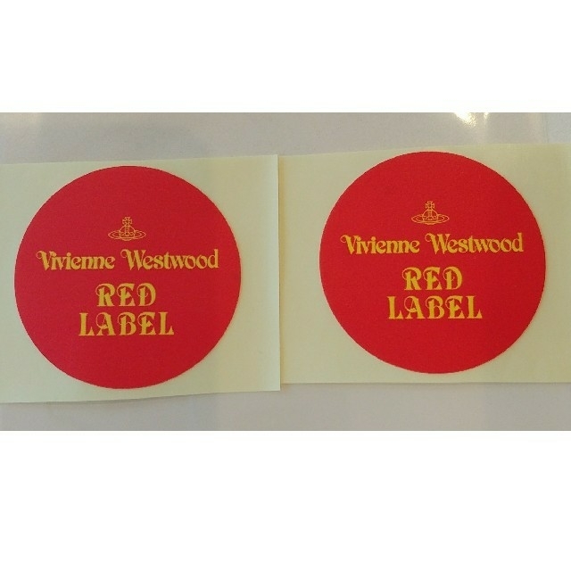 Vivienne Westwood(ヴィヴィアンウエストウッド)の2枚 Vivienne Westwood 本物 レッド シール ステッカー レディースのアクセサリー(その他)の商品写真
