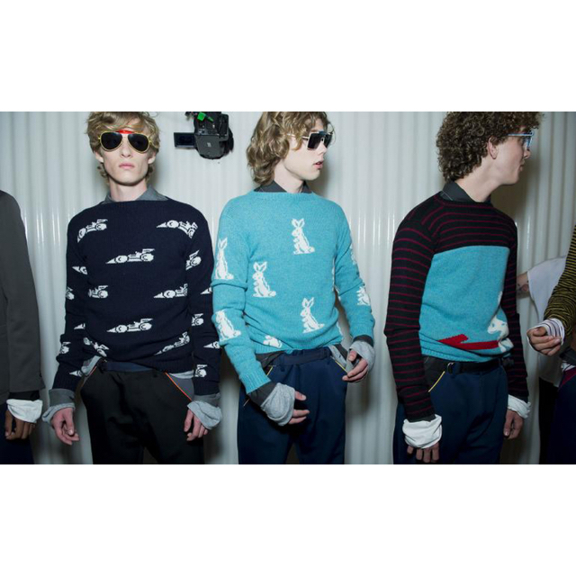 PRADA(プラダ)の2015.SS■PRADA/プラダ サマーニット・セーター レーシング/F1 メンズのトップス(ニット/セーター)の商品写真