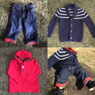 ベビーギャップ(babyGAP)のbabygap 全身コーデセット(カーディガン)