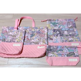 製作代行参考　プリンセス通園通学グッズ　ハンドメイド(外出用品)