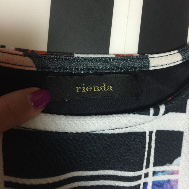 rienda(リエンダ)のrienda♡ローズチェックワンピ レディースのワンピース(ミニワンピース)の商品写真