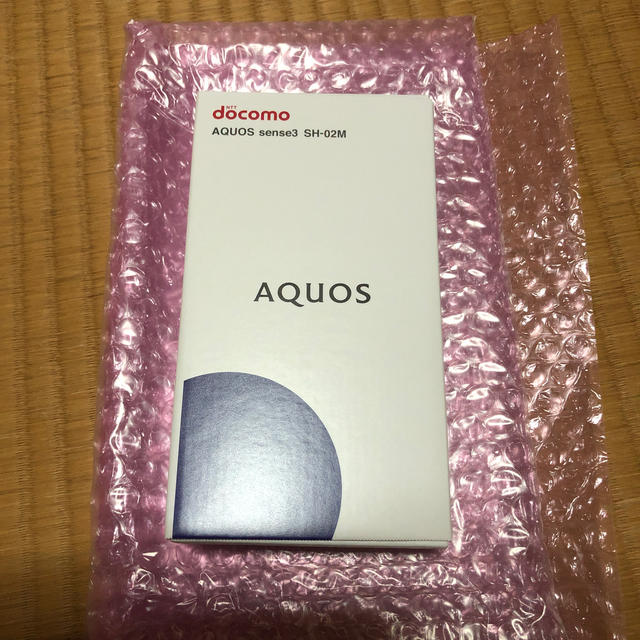 SIMフリー　ドコモ　AQUOS sense3 sh-02m ホワイト